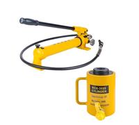 20T 30T Hydraulic Jack, Hollow Single Acting Cylinder With Push Pull Function And CP 700 Hand Pumpnull30T-2in Stroke+CP-700 Hand Pump