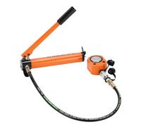 20T Hydraulic Ram Cylinder Jack Low Profile Porta Power kit with CP-180 Hydraulic Hand Pump for Machinery Shipbuilding