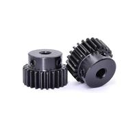 20Teeth 1M Small Gear 1 Mod Spur Gear 1 Motor Mini Gear Pinion 45# Steel Bore Size 6 6.35 8 10mm 1Pcs(1M20T hole7)