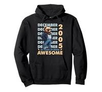 20th Birthday Bear Legends December 2005 20 Years Old Mens Pullover Hoodie