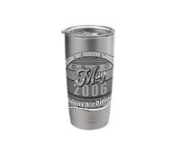20th Birthday May 2006 Vintage 20 Years Legendary Stainless Steel Insulated Tumbler