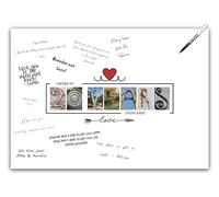 20th Birthday Party Decorations Supplies - Guest Book Alternative Poster. Signing Anniversary Board for Women or Men. Wall Art Decor Card for Him or Her Turning 20 Years Old. A3 Signature Banner