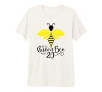 20th Birthday The Queen Bee is 20 Years Old Bumblebee Premium T-Shirt