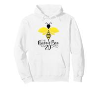 20th Birthday The Queen Bee Is 20 Years Old Bumblebee Pullover Hoodie