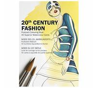 20th Century Fashion: 40-page Postcard Colouring Book (Multilingual Edition): Postcard Colouring Books