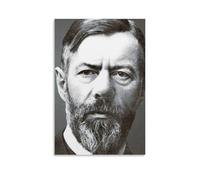 20th-century German Philosophers Max Weber Poster1 Poster Print Art Wall Painting Canvas Posters Modern Bedroom Decor 20x30inch(50x75cm)