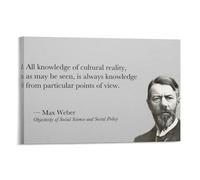 20th-century German Philosophers Max Weber Poster3 Wall Art Poster Scroll Canvas Painting Picture Living Room Decor Home 20x30inch(50x75cm)