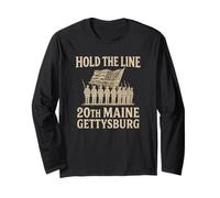 20th Maine Hold The Line - Gettysburg Tribute Long Sleeve T-Shirt