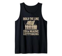 20th Maine Hold The Line - Gettysburg Tribute Tank Top