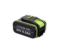 20V 3.0/4.0/6.0Ah Replacement Battery Compatible for Worx WA3551 WA3551.1 WA3553 WA3553.1 WA3553.2 WA3641 Series Hand Drill Power Tools(1PCS 6.0Ah)