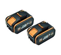 20V 4.0Ah Lithium Battery Rechargeable WA3553 WA3551 WA3553.1 WA3570 Compatible with All Worx Electric and Garden Tools(4.0Ah-2PCS)
