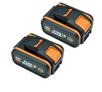 20V 4.0Ah Lithium Battery Rechargeable WA3553 WA3551 WA3553.1 WA3570 Compatible with All Worx Electric and Garden Tools(6.0Ah-2PCS)