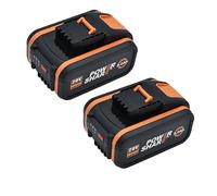 20V 4.0Ah Lithium Battery Rechargeable WA3553 WA3551 WA3553.1 WA3570 Compatible with All Worx Electric and Garden Tools(8.0Ah-2PCS)