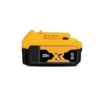 20V/60V 6.0Ah Lithium Battery Compatible with DeWalt DCF850/DCF887 DCB200/DCB206/DCB204 Series Tools | Cordless Power Tool Battery(20V 5Ah x1)