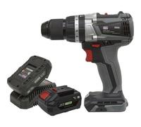 20V Brushless Hammer Drill Driver Kit - Includes 2 X Batteries & Charger - Bag