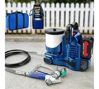 20V Cordless Airless Paint Sprayer, 6-Speed, High Pressure, 1.2L Capacity, 360° Full Coverage for Home Walls, Furniture, Fence, Trim, Cabinet, with 2 Batteries & Charger