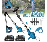 20V Cordless Grass Trimmer With Battery Electric Garden Strimmer Weed Cutter