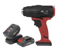 20V Cordless Hot Air Gun Kit - Includes 2 x Batteries & Charger - Storage Bag