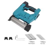 20V Cordless Nailing Machine, Battery Powered Brushless Nailer Tool Electric Brad Nailer and Stapler for Finish Roofing Furniture Assembly