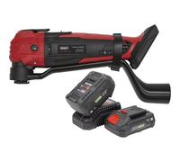 20V Cordless Oscillating Multi Tool Kit - 2 x Batteries & Charger - Canvas Bag