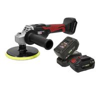 20V Cordless Rotary Polisher Kit - 150mm Pad - Includes 2 Batteries & Charger