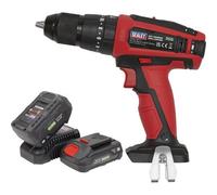 20V Hammer Drill Driver Kit - Includes 2 X Batteries & Charger - Storage Bag