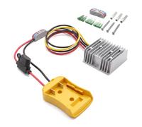 20V to 12V Step Down Converter for Dewalt Power Wheel Battery Adapter | DC 12V 20A 240W 240W Voltage Regulator, Buck Converter Adapter with Switch for DIY RC Toy Cars
