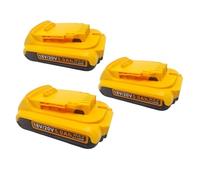 20V5000mAh Lithium-ion Battery for Power Tools, Compatible with Dewei DCB206/205/200(3PCS 5.0Ah)