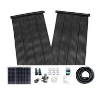 (20w, 1) 0.66 x 6.05m Swimming Pool Hot Water Heater Mat, Solar Panel & Pump Kit Kids Free Sun Energy Hose