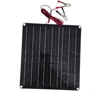 20W 12V Monocrystalline Solar Panel for Outdoor Charging, with Overcharge Protection and Charge Status Display