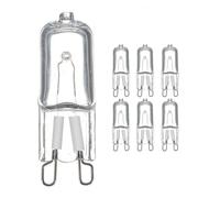 20W 25W 40W 60W G9 Oven Light High Temperature Resistant Durable G9 220V 230V Halogen Bulb Lamp for Refrigerators Ovens,60W,2pc