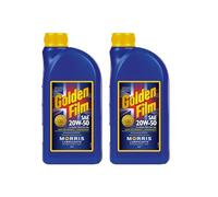 20W-50 Mineral Classic Motor Engine Oil, CC/SF, MIL-L-2104B, High-Performance Lubricant for Vintage and Classic Cars, 2x1L