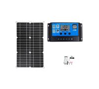 20W Car Battery Solar Panel System Kit Solar Charger Portable Flexible Solar Panel Controller 2USB Output