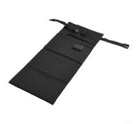 20W Foldable Waterproof USB Solar Panel Charger 5V Portable with Carabiner for Mobile Phone Power Supply Suitable for Outdoor For Camping Hiking (black)