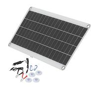 20W Polycrystalline Solar Panel, Dual USB Output, Portable and Waterproof Power Supply - Flexible Design, IP65 Rated, Outdoor and Emergency Use