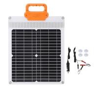 20W Solar Panel Kit Lightweight Portable Solar Charger with Handle for Outdoor Travel Camping Emergency Power Supply ABS Material 778g