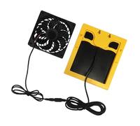 20W Solar Powered Air Extractor Fan for Dog Kennel Outdoor | Air Extractor Waterproof Small Ventilator for Chicken House Greenhouse Outdoor Use