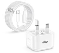 20W USB C Charger for iPhone 14 13 12, iPhone Charger Fast Charge USB C Plug Fast charge with Lightning Cable 3M iphone charger for iphone 14 13 12 11 Pro Max XS XR X SE 8 Plus,iPad,iPod, USBC Plug UK