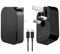 20W USB C Charger, Galaxy Xcover6 Pro Mobile Phone Fast Charger Folding Universal PD Charger With Smart IC UK Plug With USB C Cable For Samsung Galaxy Xcover7/Xcover 5/Xcover Pro/Xcover 4s (BLACK)