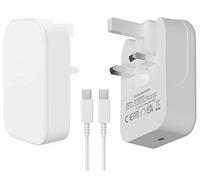 20W USB C Charger, Galaxy Z Flip 7 FE 6 5 4 Mobile Phone Fast Charger Folding Universal PD Adapter UK Plug With USB C Cable For Samsung Galaxy Z Fold 4 5 6 7 (WHITE)