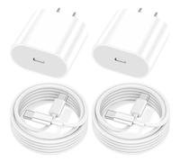 20W USB C Fast Charger MFi Certified for iPad A16/10th Generation, iPad Pro 13/12.9/11 inch 6th/5th/4th/3rd, iPad Air 13/11 inch/4th/5th, iPad Mini, PD Fast Charger with 6.6ft USB C to C Charging Cord