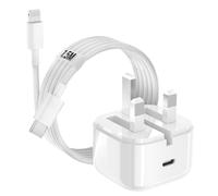 20W USB C Fast Charger Plug and Cable Compatible With iPhone 14 13 12 11 Pro Max/Mini/XS/SE/ 8, USBC PD 3.0 Wall Charging Power Adapter and 5FT Cord