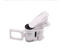 20X 60X LED Lighted Pocket Microscope with Smartphones Digiscoping Clip Magnifier On Loupes