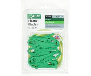 20x ALM QT028 plastic blades suitable for Gtech Qualcast Bosch and Sovereign (see specific models in description)