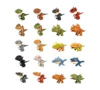 20x Biting Finger Dinosaurs Toys Educational Toy Interactive Dinosaur Puppet Model Figure Prop for Halloween Thanksgiving