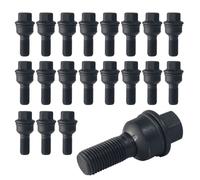 20x black Wheel bolts M14x1.5 ball seat 2-piece R14 for Audi A8 4H A8 4H Long A8