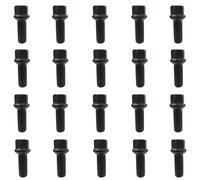 20x black Wheel bolts M14x1.5 ball seat R14 for Mercedes-Benz A 176 A 177 B 242