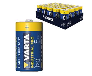 20x C Battery Alkaline Varta Industrial Batteries LR14 R-14 7800mAh Effective UK