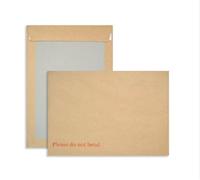 20x C4+ / A4+ Manilla Hard Board Back Envelopes - 352x249mm - Cardboard Backed Please Do Not Bend Envelope with Peel & Seal Strip - Perfect for Mailing, Posting & Storing Important Documents