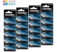 20 CAMELION CR1225 BATTERIES LITHIUM 3V COIN CELL DL1225 ECR1225 5BL 2033 NEW
